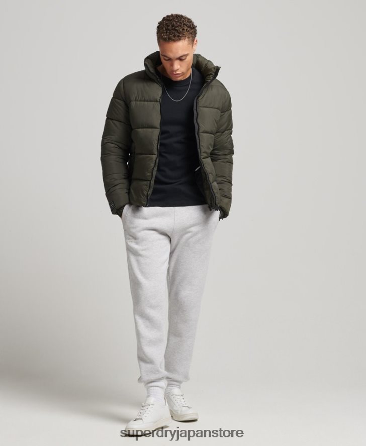 フードなしスポーツダウンジャケット 男性 Superdry 衣類 緑 2J62PZ956