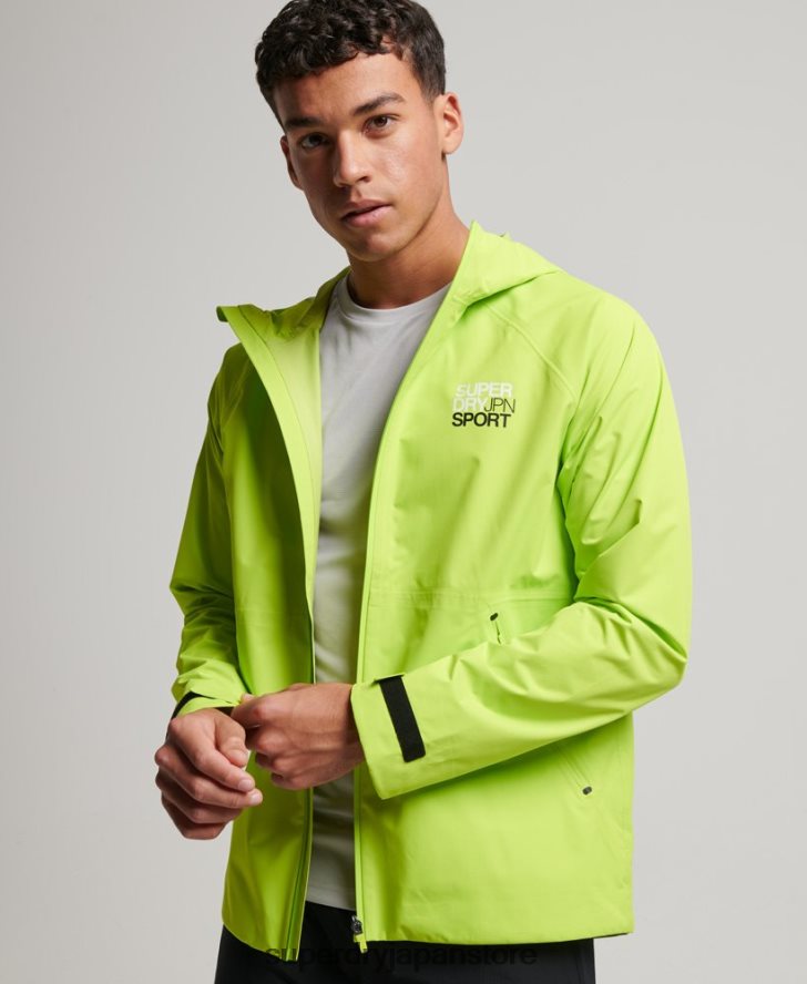 防水ジャケット 男性 Superdry 衣類 緑 2J62PZ962