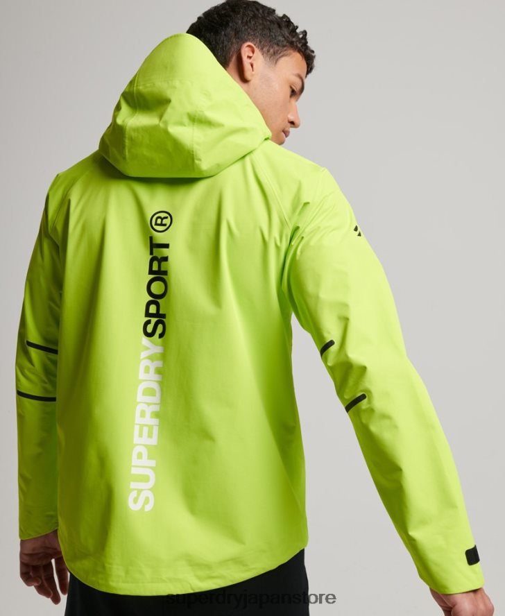 防水ジャケット 男性 Superdry 衣類 緑 2J62PZ962
