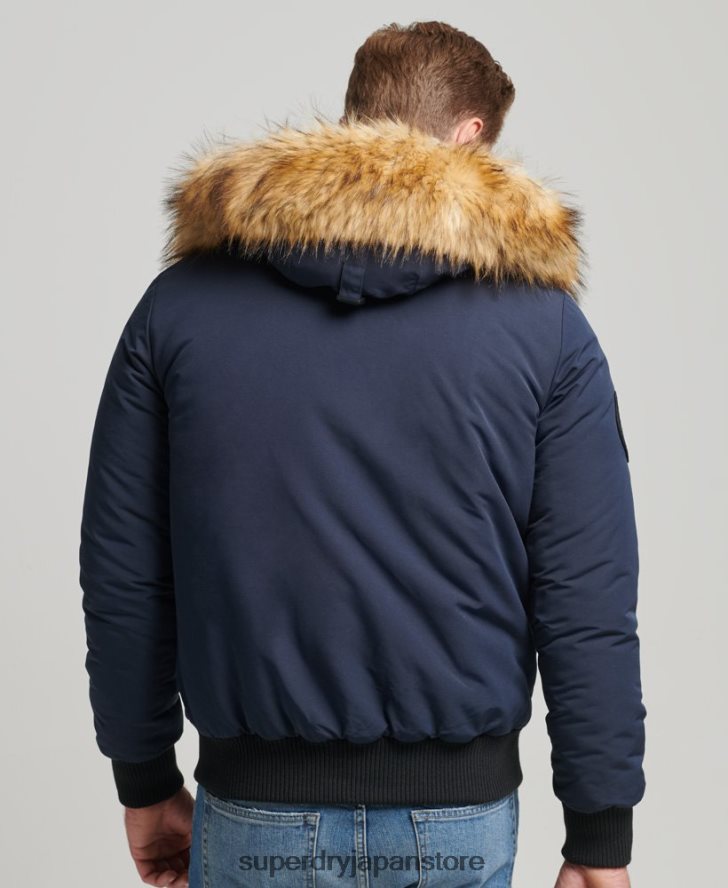 エベレスト ボンバージャケット 男性 Superdry 衣類 海軍 2J62PZ964
