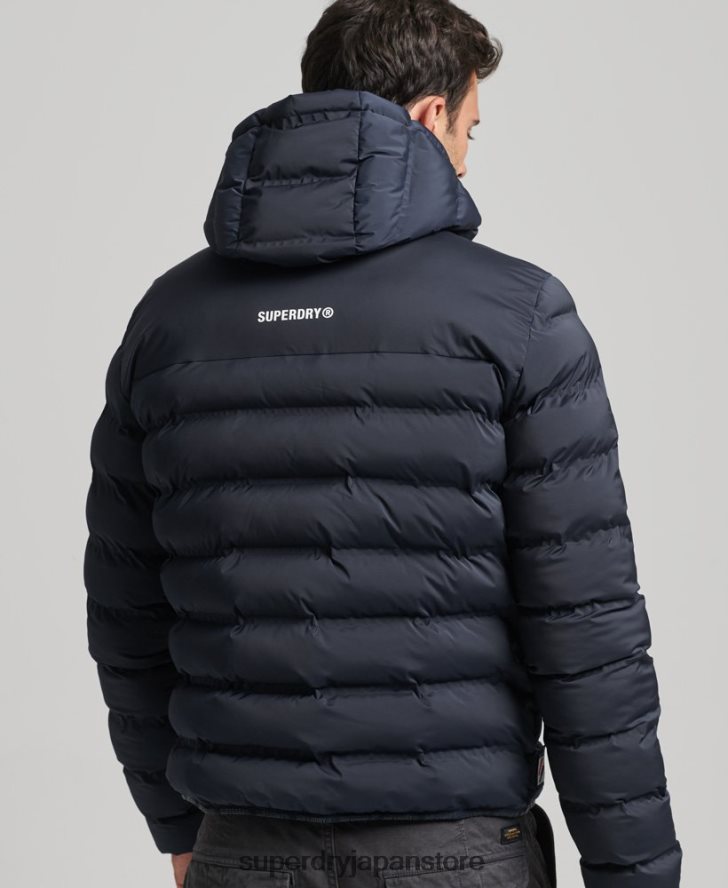 ヒートシールパッド入りジャケット 男性 Superdry 衣類 海軍 2J62PZ968