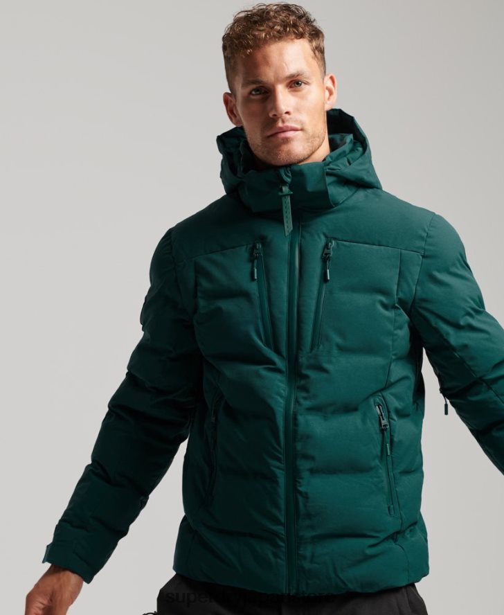 スキーレーダープロパファージャケット 男性 Superdry 衣類 ターコイズ 2J62PZ971
