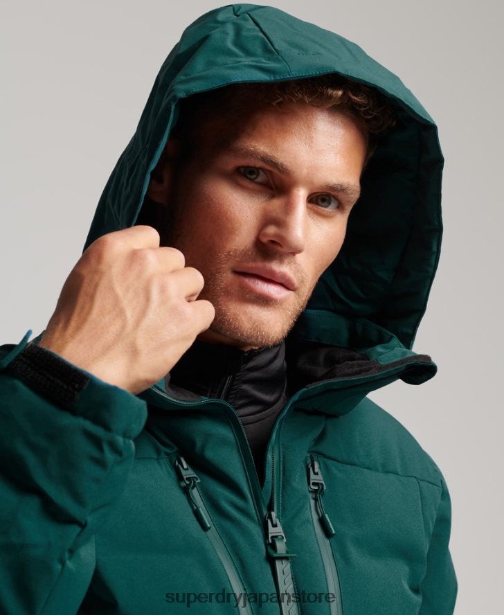 スキーレーダープロパファージャケット 男性 Superdry 衣類 ターコイズ 2J62PZ971