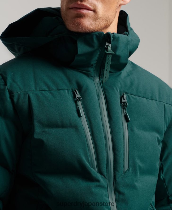 スキーレーダープロパファージャケット 男性 Superdry 衣類 ターコイズ 2J62PZ971