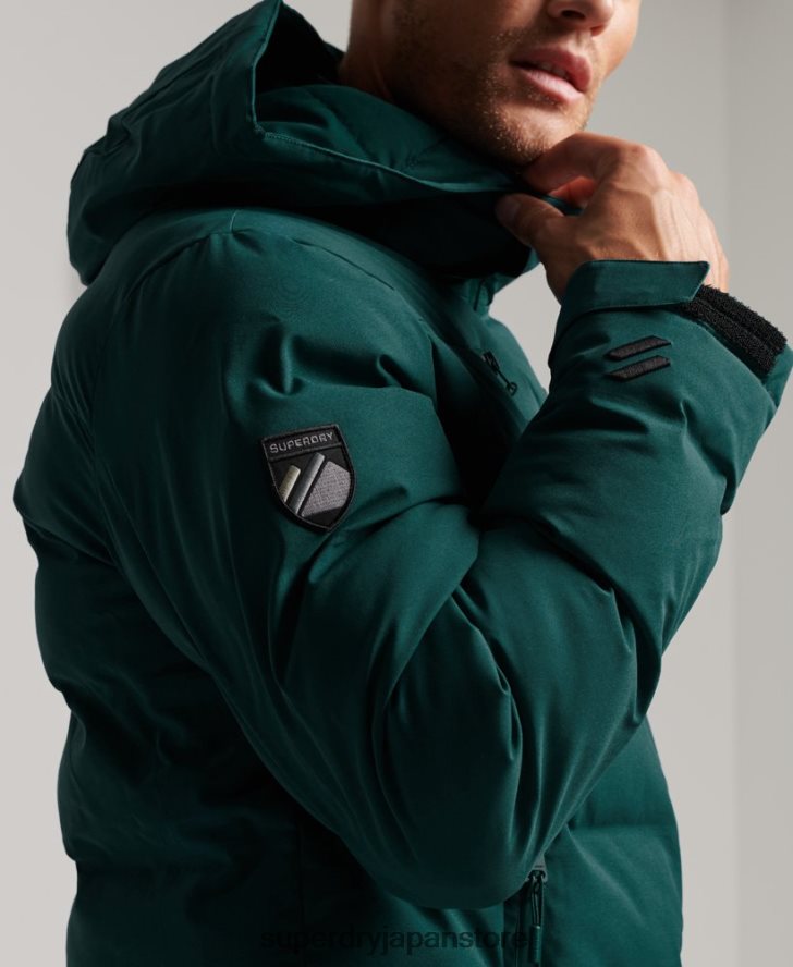 スキーレーダープロパファージャケット 男性 Superdry 衣類 ターコイズ 2J62PZ971