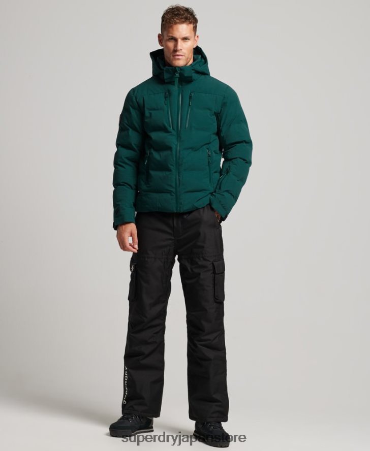 スキーレーダープロパファージャケット 男性 Superdry 衣類 ターコイズ 2J62PZ971