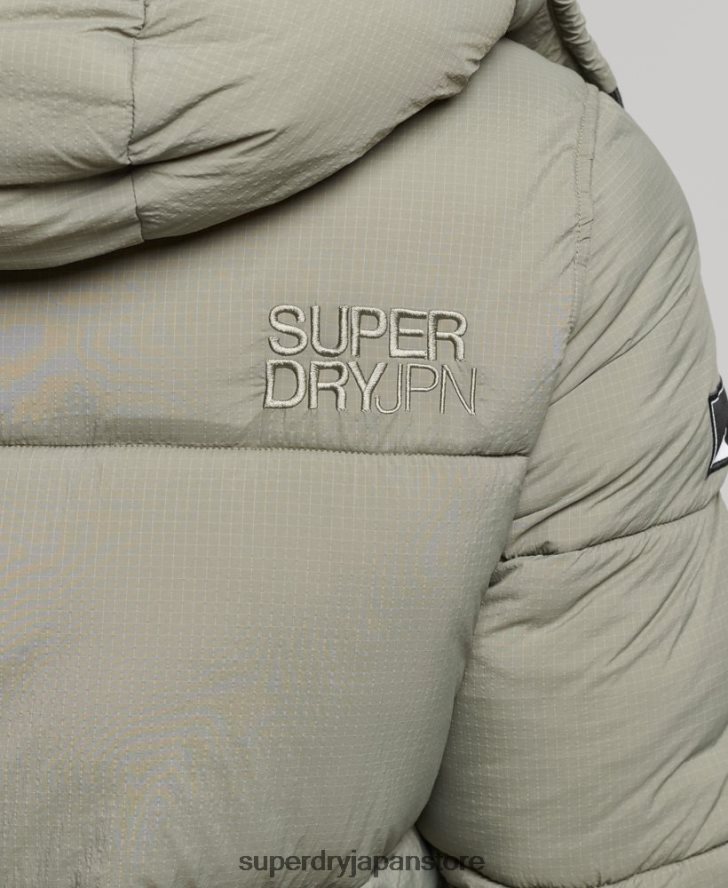 タッチラインパッド入りショートジャケット 男性 Superdry 衣類 カーキ 2J62PZ974