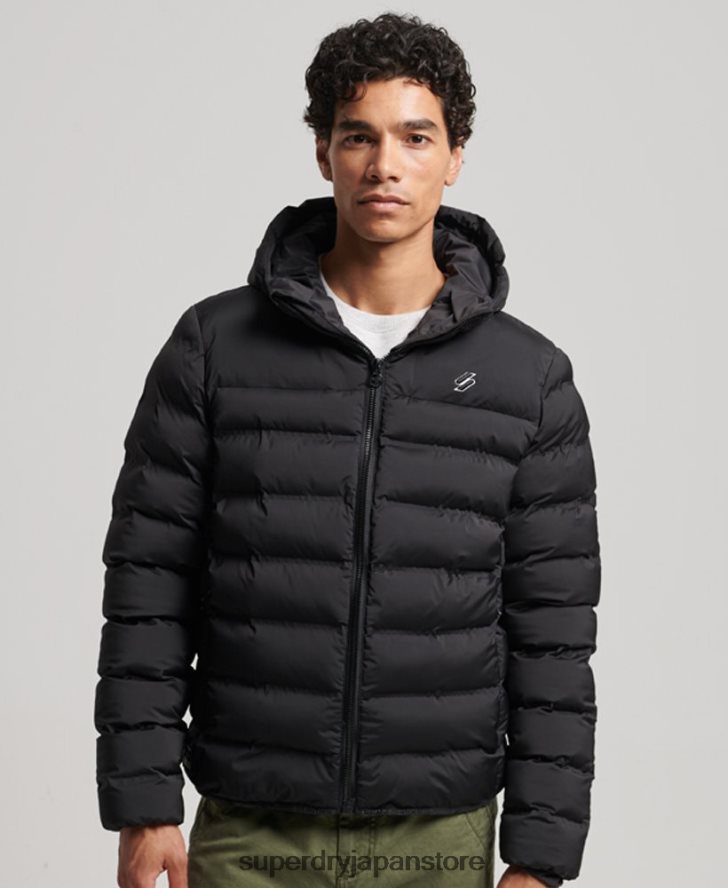 ヒートシールパッド入りジャケット 男性 Superdry 衣類 黒 2J62PZ979