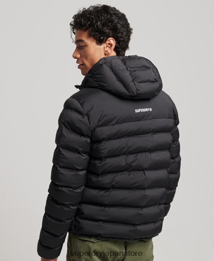 ヒートシールパッド入りジャケット 男性 Superdry 衣類 黒 2J62PZ979