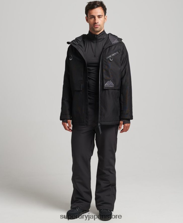 フリーライドジャケット 男性 Superdry 衣類 黒 2J62PZ981