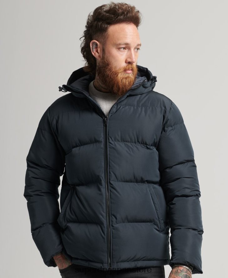 ショートフグコート 男性 Superdry 衣類 海軍 2J62PZ988