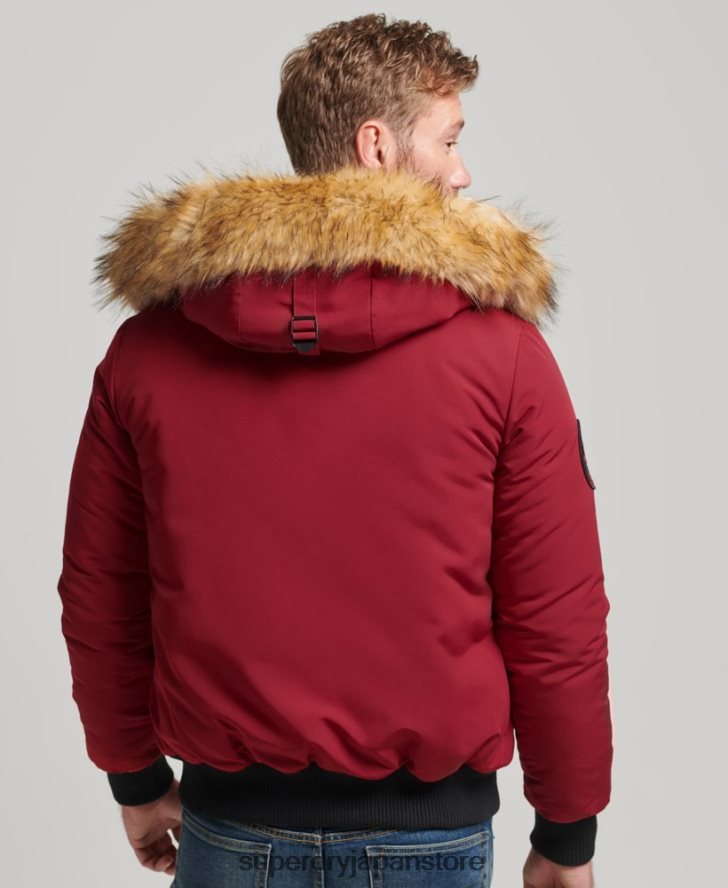 エベレスト ボンバージャケット 男性 Superdry 衣類 赤 2J62PZ992