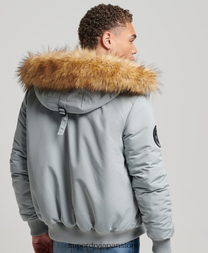 エベレスト ボンバージャケット 男性 Superdry 衣類 ライトブルー 2J62PZ993