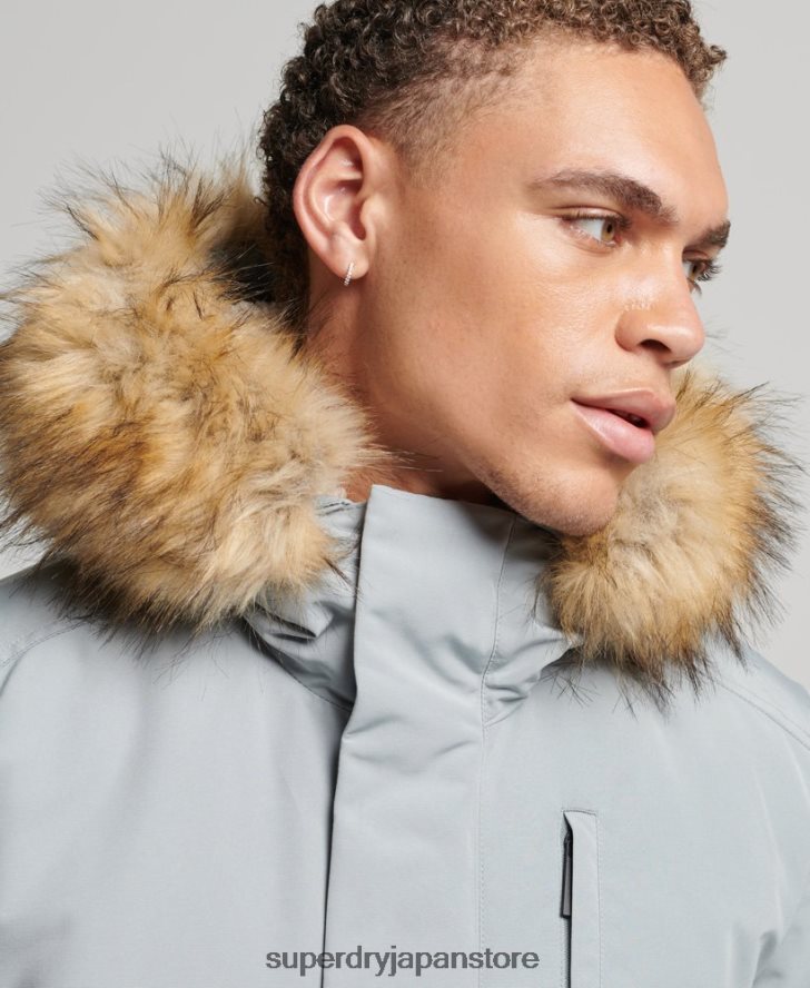 エベレスト ボンバージャケット 男性 Superdry 衣類 ライトブルー 2J62PZ993