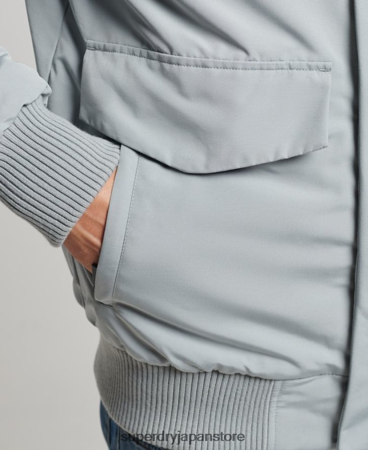 エベレスト ボンバージャケット 男性 Superdry 衣類 ライトブルー 2J62PZ993