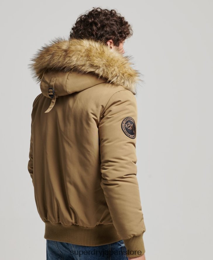 エベレスト ボンバージャケット 男性 Superdry 衣類 茶色 2J62PZ994