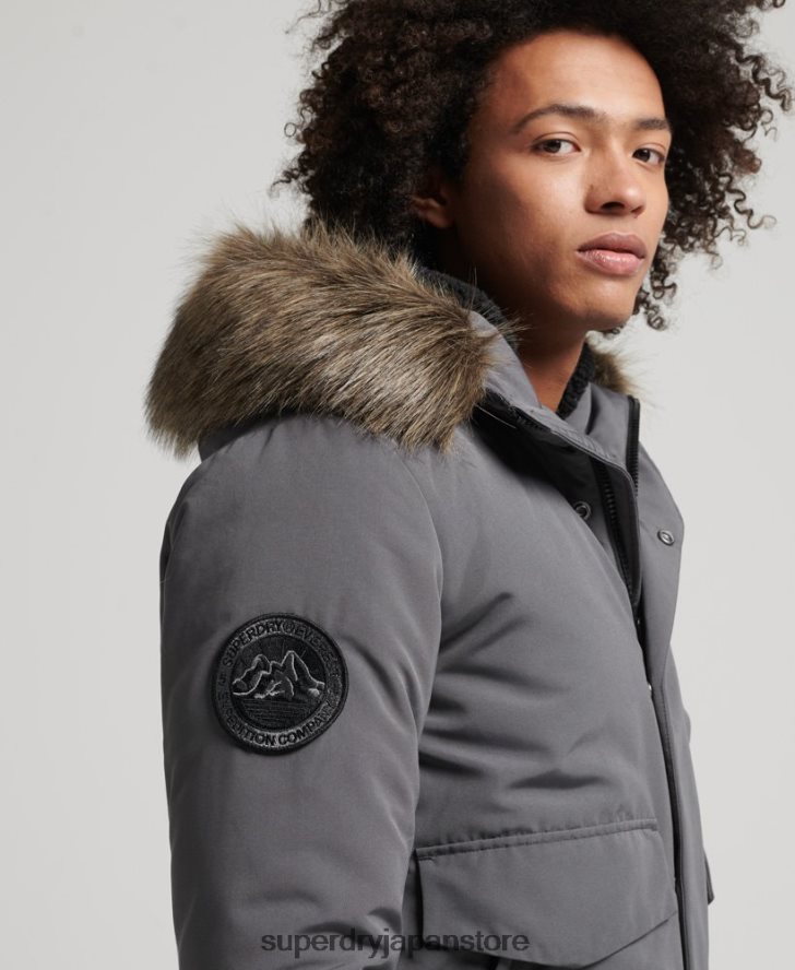 エベレスト ボンバージャケット 男性 Superdry 衣類 濃い灰色 2J62PZ995