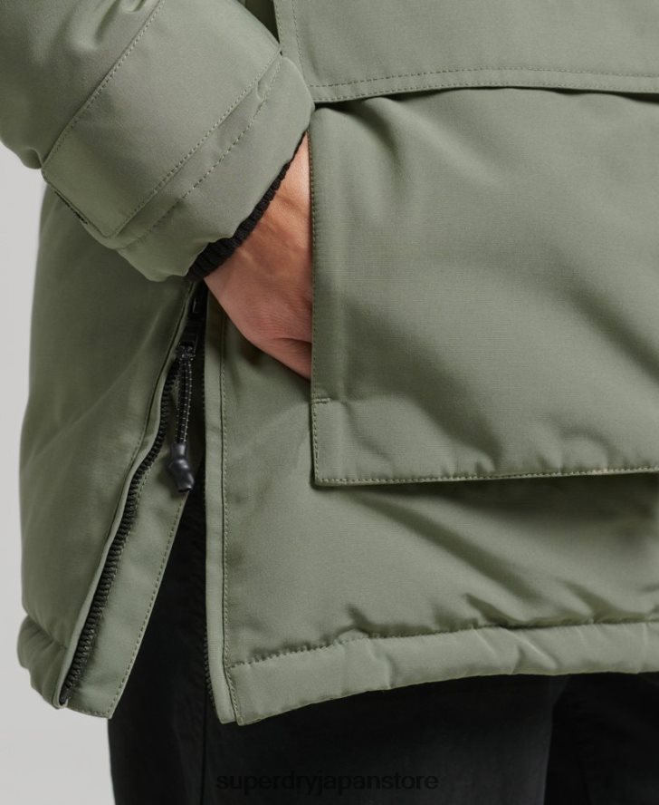XPD エベレスト パーカー コート 女性 Superdry 衣類 カーキ 2J62PZ3655