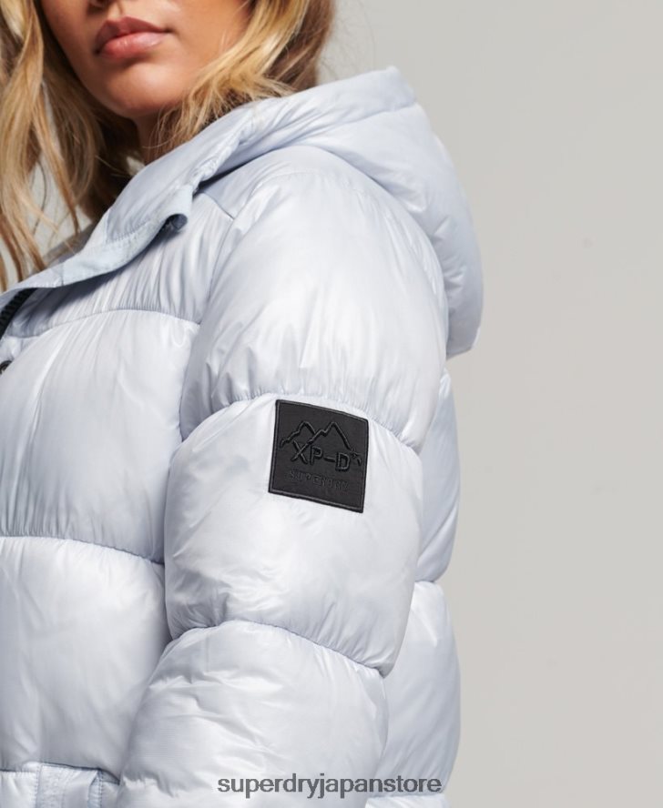 XPD スポーツ延縄フグコート 女性 Superdry 衣類 ライトブルー 2J62PZ3745