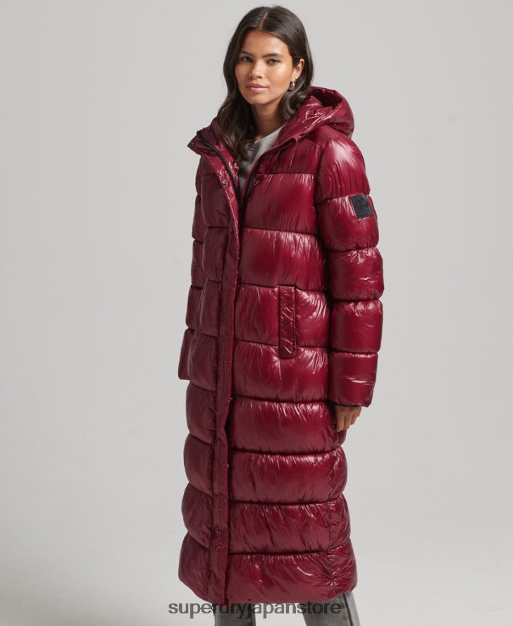 XPD スポーツ延縄フグコート 女性 Superdry 衣類 ピンク 2J62PZ3747