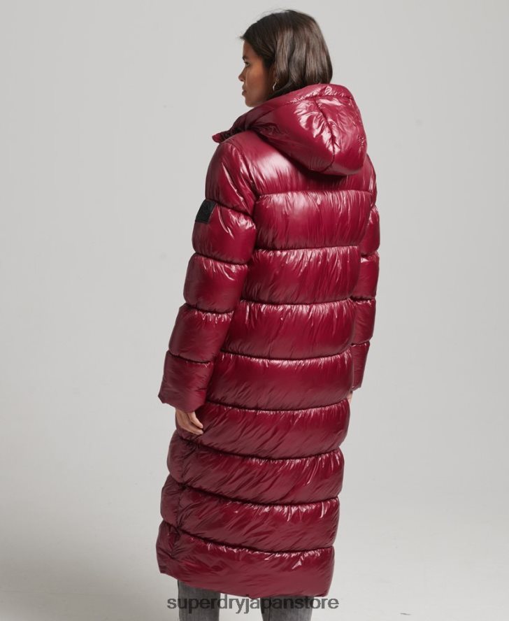 XPD スポーツ延縄フグコート 女性 Superdry 衣類 ピンク 2J62PZ3747