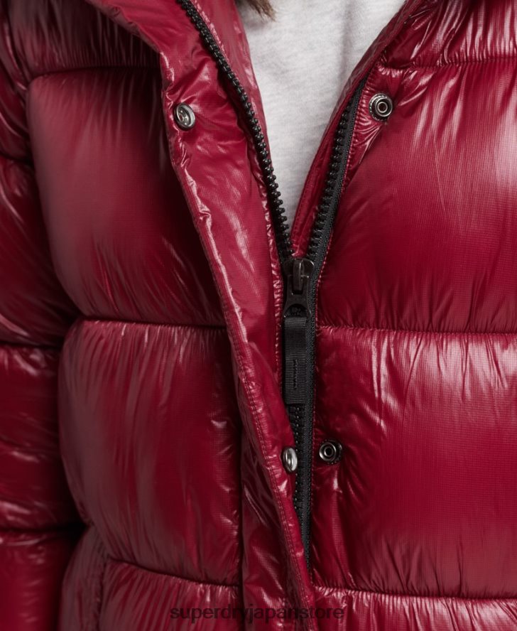 XPD スポーツ延縄フグコート 女性 Superdry 衣類 ピンク 2J62PZ3747