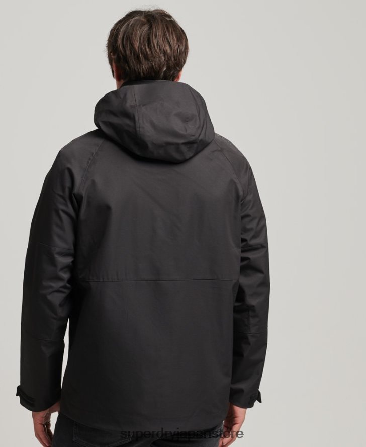 XPD 防水シェルジャケット 男性 Superdry 衣類 黒 2J62PZ4553