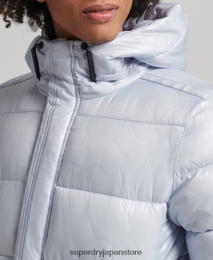 XPD スポーツ リュクス パファー ジャケット 男性 Superdry 衣類 ライトブルー 2J62PZ4579