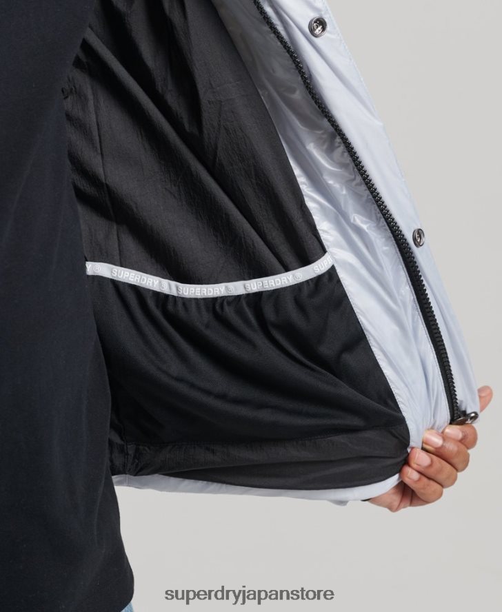 XPD スポーツ リュクス パファー ジャケット 男性 Superdry 衣類 ライトブルー 2J62PZ4579