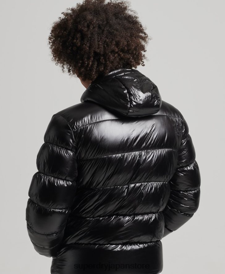 XPD スポーツ リュクス パファー ジャケット 男性 Superdry 衣類 黒 2J62PZ4682