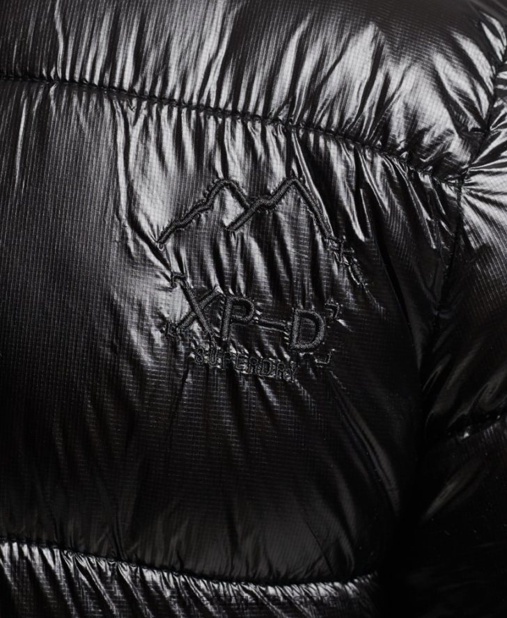 XPD スポーツ リュクス パファー ジャケット 男性 Superdry 衣類 黒 2J62PZ4682