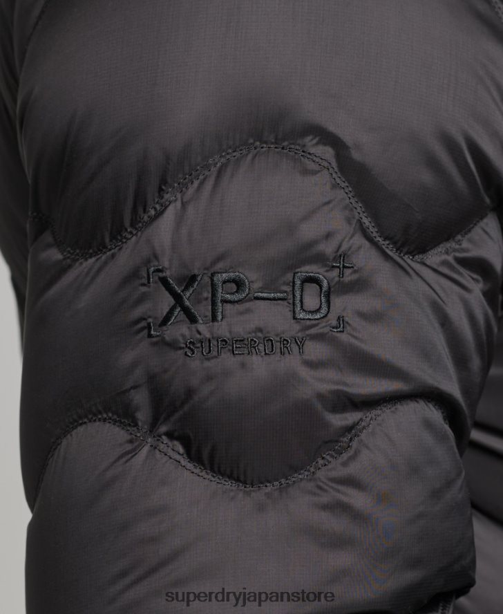 XPD ダウンキルティングジャケット 男性 Superdry 衣類 黒 2J62PZ4778
