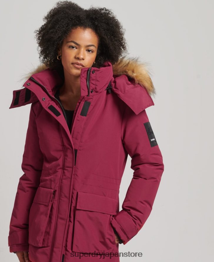 XPD エベレスト パーカー コート 女性 Superdry 衣類 ピンク 2J62PZ5445