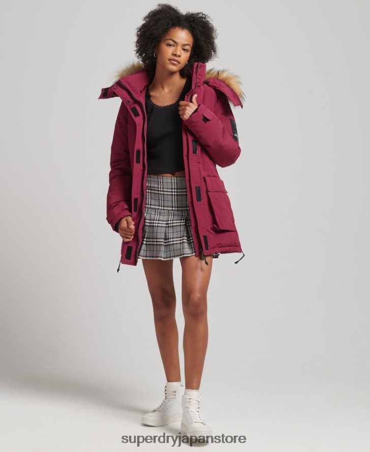 XPD エベレスト パーカー コート 女性 Superdry 衣類 ピンク 2J62PZ5445