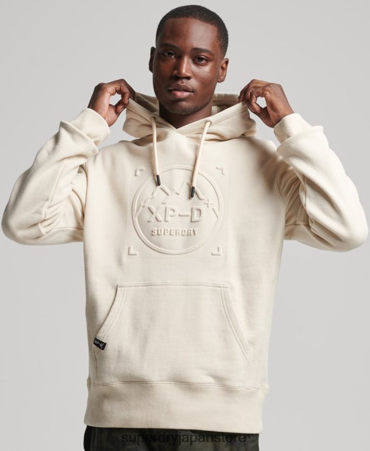 XP-D グラフィック ルーズ クルー パーカー 男性 Superdry 衣類 クリーム 2J62PZ5099