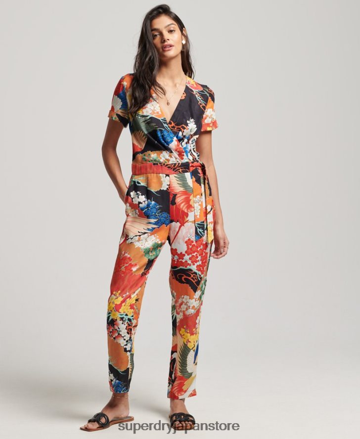 ヴィンテージ織りジャンプスーツ 女性 Superdry 衣類 マルチ 2J62PZ2121