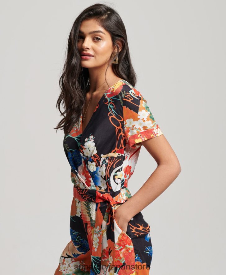 ヴィンテージ織りジャンプスーツ 女性 Superdry 衣類 マルチ 2J62PZ2121