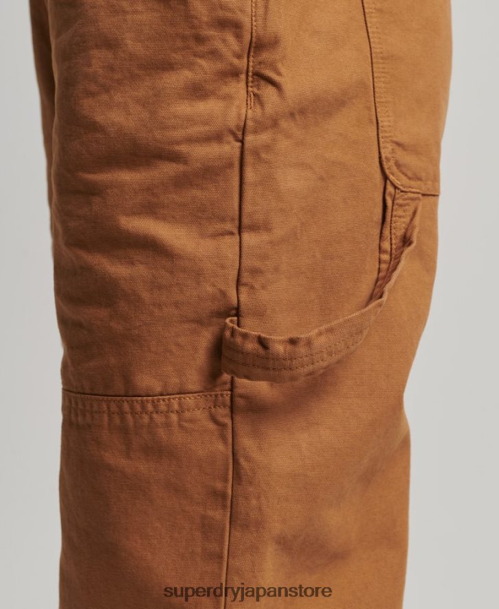 ヴィンテージカーペンターダンガリー 女性 Superdry 衣類 茶色 2J62PZ4094
