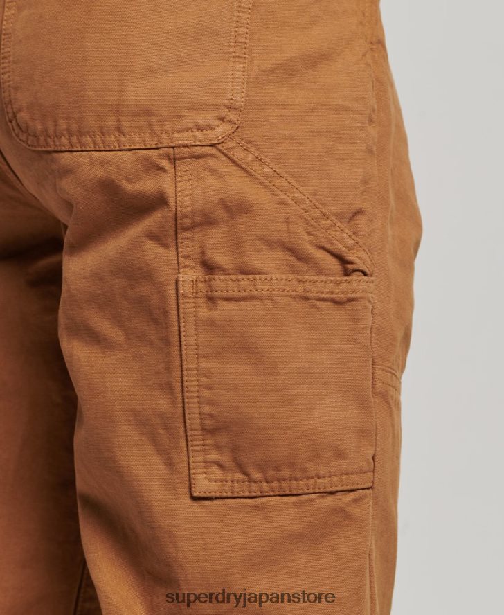 ヴィンテージカーペンターダンガリー 女性 Superdry 衣類 茶色 2J62PZ4094