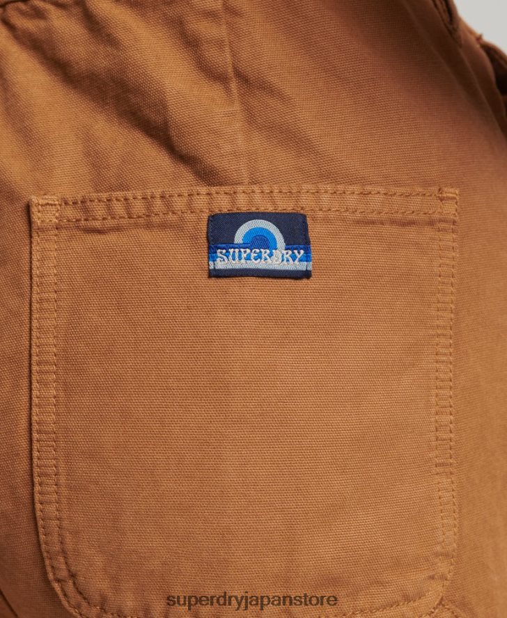 ヴィンテージカーペンターダンガリー 女性 Superdry 衣類 茶色 2J62PZ4094