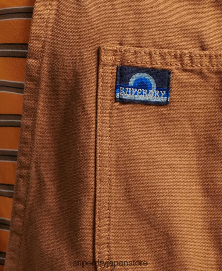 ヴィンテージカーペンターダンガリー 女性 Superdry 衣類 茶色 2J62PZ4094