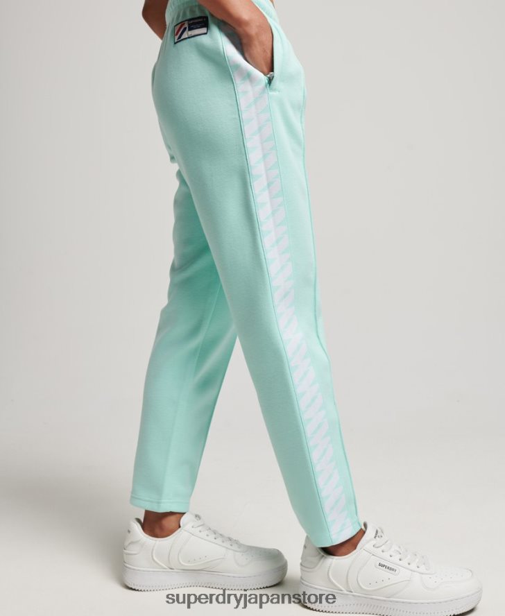 code s ロゴテープ トラックパンツ 女性 Superdry 衣類 青 2J62PZ3928