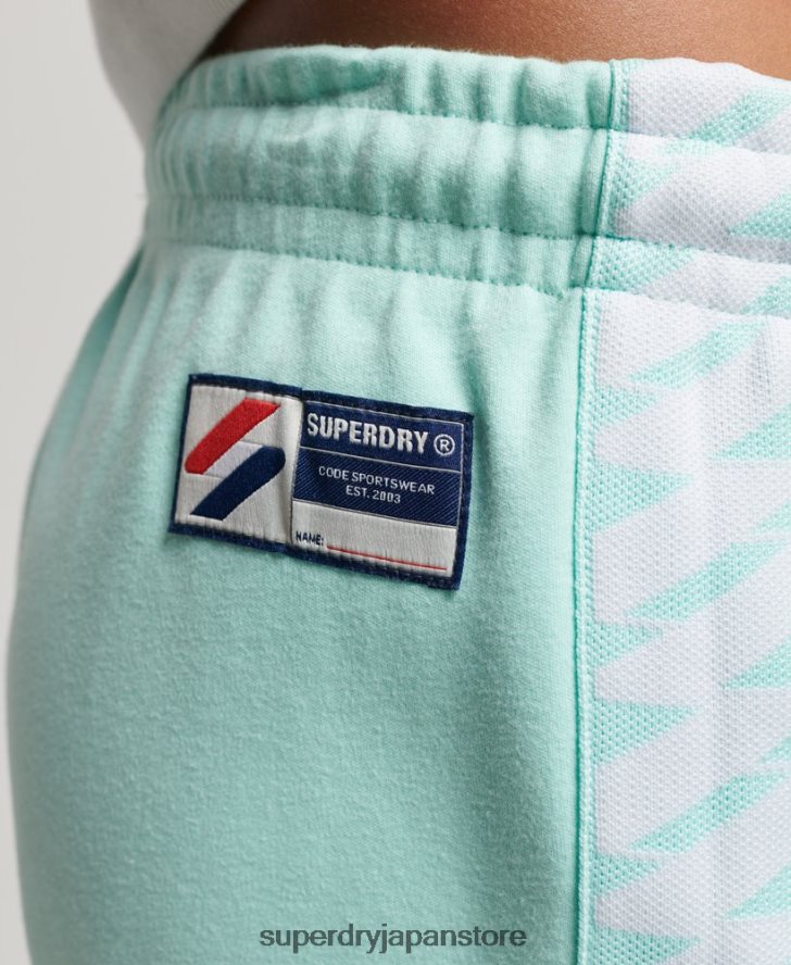 code s ロゴテープ トラックパンツ 女性 Superdry 衣類 青 2J62PZ3928
