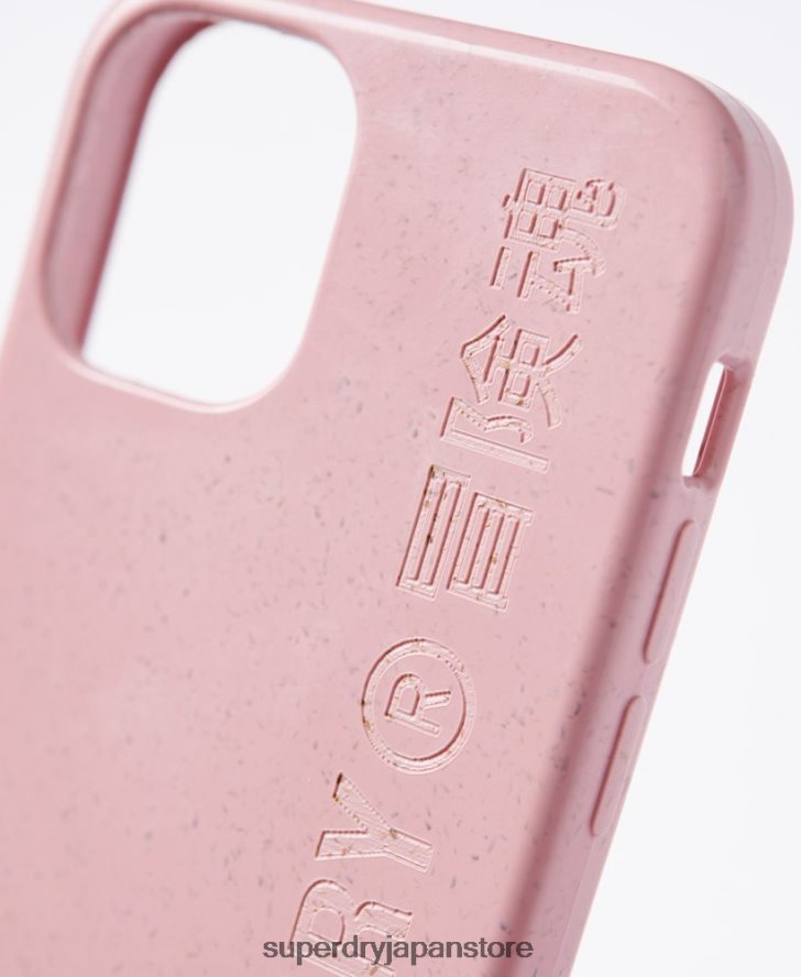 スナップ電話ケース iPhone 12 mini 男性 Superdry アクセサリー ピンク 2J62PZ6420