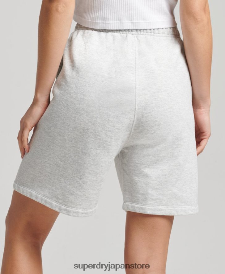 ハーフトーン s ロゴ ボーイ ショーツ 女性 Superdry 衣類 グレー 2J62PZ3165
