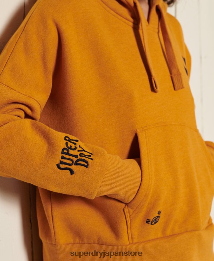 デコラティブ suika ボクシーパーカー 女性 Superdry 衣類 金 2J62PZ6099