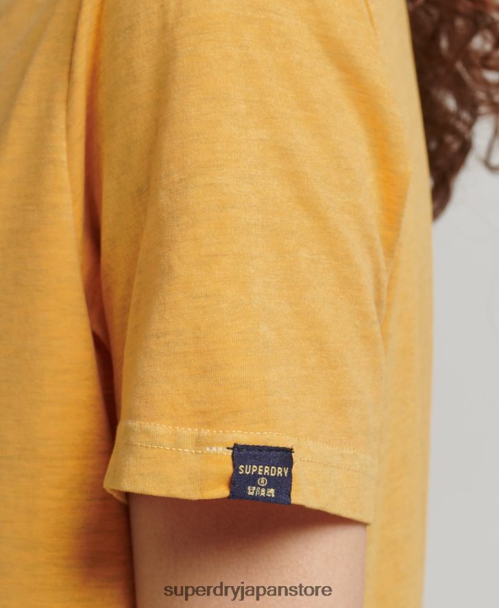 クーパークラシック 70s ロゴ T シャツ 女性 Superdry 衣類 金 2J62PZ6219