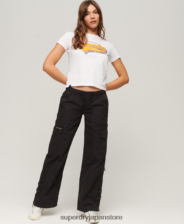 レインボー 90 年代 T シャツ 女性 Superdry 衣類 白 2J62PZ2102