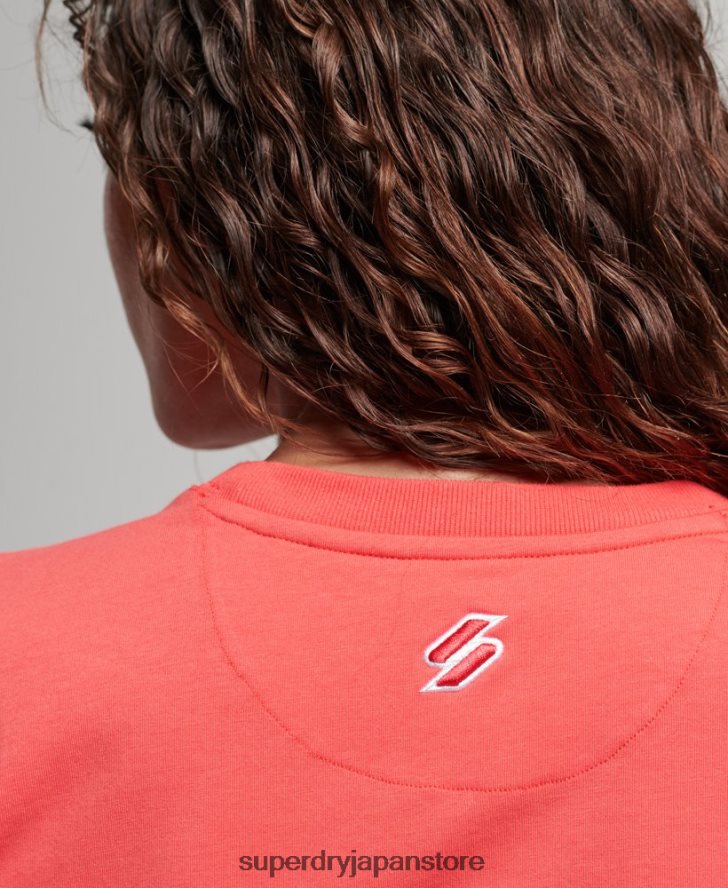 90年代グラフィックTシャツ 女性 Superdry 衣類 ピンク 2J62PZ2685