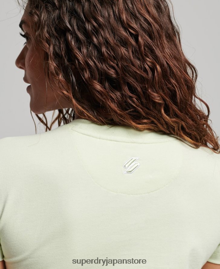 90年代グラフィックTシャツ 女性 Superdry 衣類 緑 2J62PZ2718
